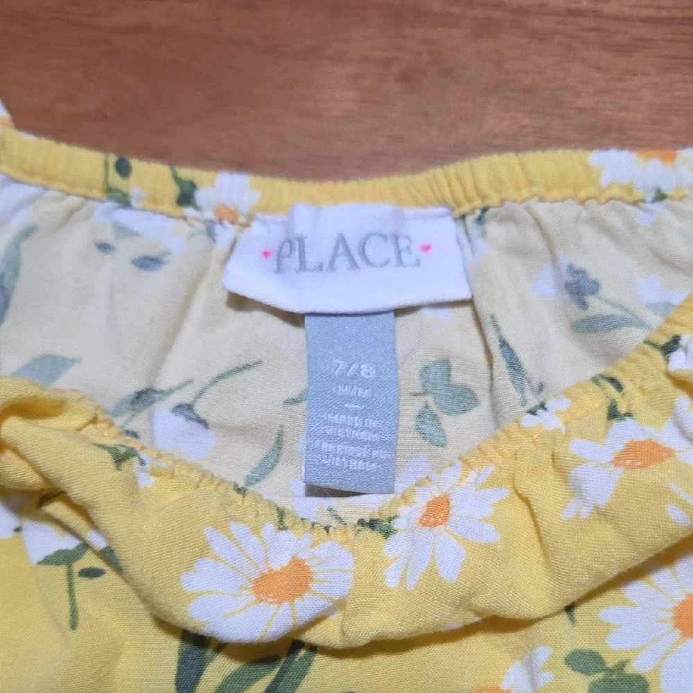 The Children's‎ Place Sunny Floral Romper Size 7/8